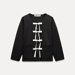 BOWS KNIT CARDIGAN